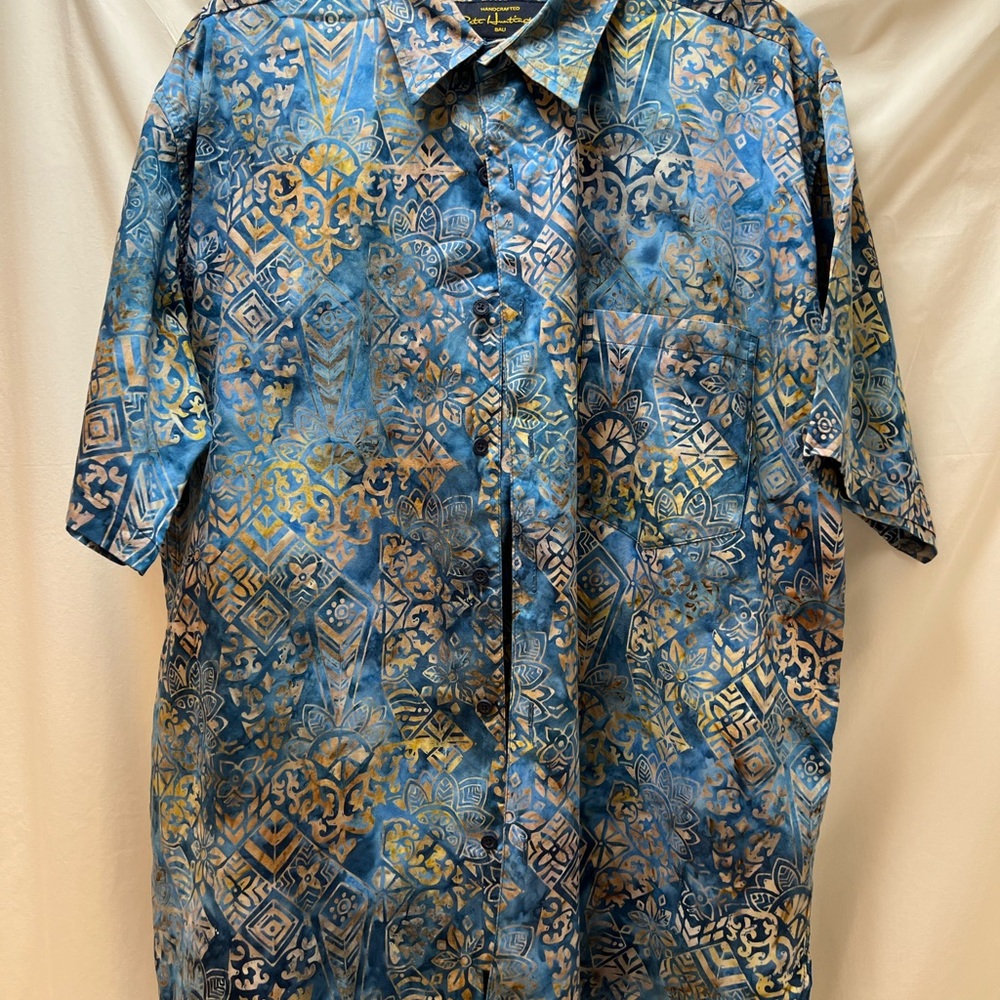 Pete Huntington Bali button up shirt
